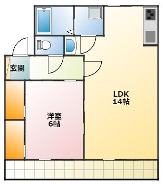 ヴィラスクエアの間取り