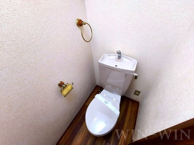 セザンヌ下地のトイレ