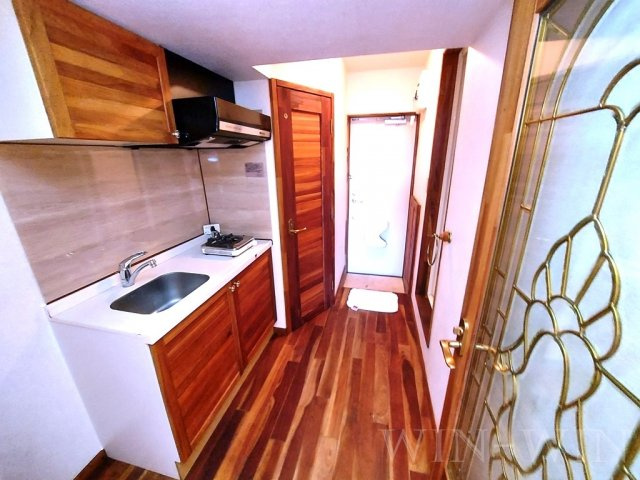 セザンヌ下地のキッチン