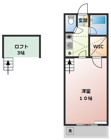 セザンヌ下地の間取り