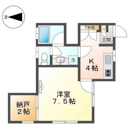 アパートメントピノの間取り
