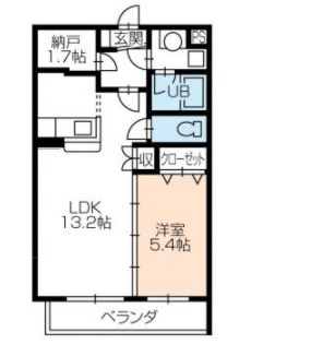 エスポワール・Ⅰの間取り