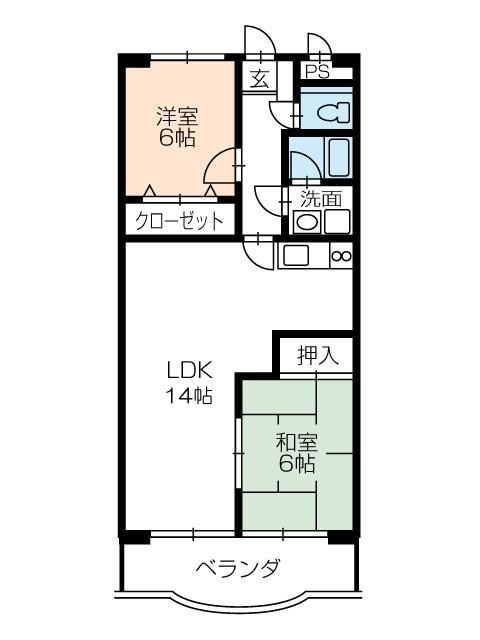 サンアルカディアSの間取り