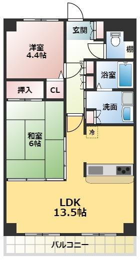 ルピナス泉大津の間取り