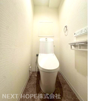 【トイレ】 | エンゼルハイム・パークステージ四番館　リフォーム済１階のお部屋 | 新品のトイレです♪温水洗浄便座です！水廻り全てが新品で気持ちよくご入居していただけます！