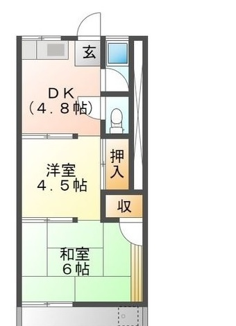 泉ハイツの間取り