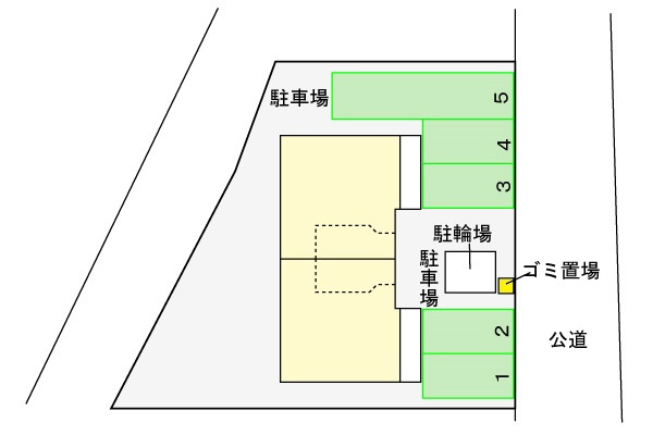 ブリーゼSK・Ⅱの区画図