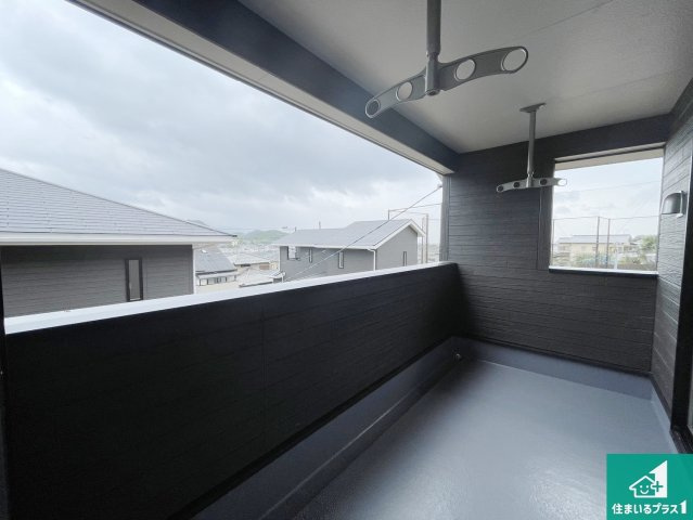 ★1(土)2(日)現地見学可能！★京都市北区西賀茂蟹ケ坂町　ラスト1邸のバルコニー|日当たりのよいバルコニー！お部屋が開放的に！