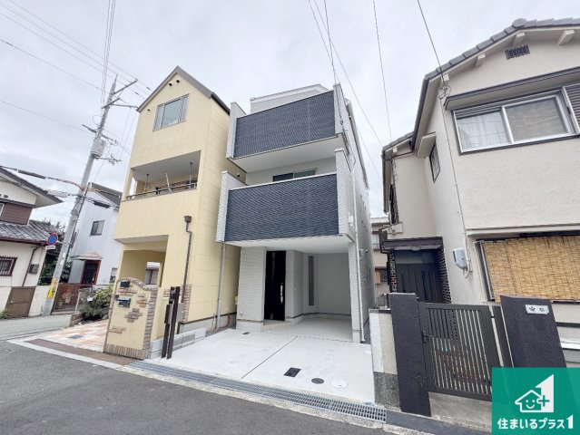 尼崎市西昆陽　新築一戸建ての外観|安心の10年保証！外観を美しく保ち、雨水で汚れを落とします！気になることがありましたら、お気軽にお問い合わせください！