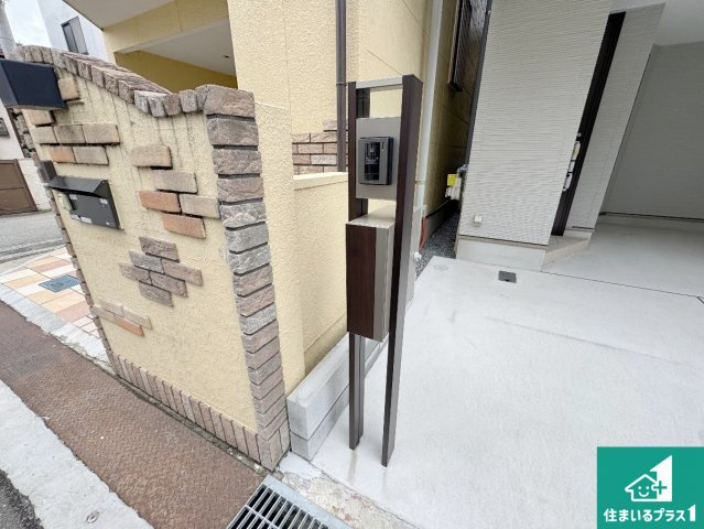 尼崎市西昆陽　新築一戸建ての外観パース|安心の10年保証！外観を美しく保ち、雨水で汚れを落とします！気になることがありましたら、お気軽にお問い合わせください！