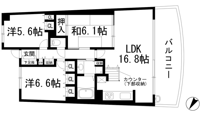 【間取り】 | リーデンススクエア宝塚リバージュ