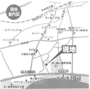 【地図】 | 茅ヶ崎市中海岸3丁目売地