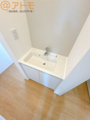 【独立洗面台】 | 葵区山崎1　戸建　B区画 | 二階にも洗面台があるため朝の混雑も緩和されますね♪