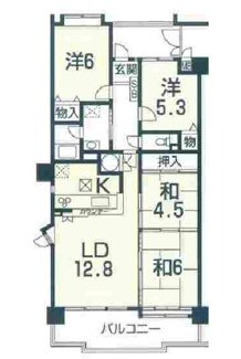 【間取り】 | シャルマンコーポ野洲