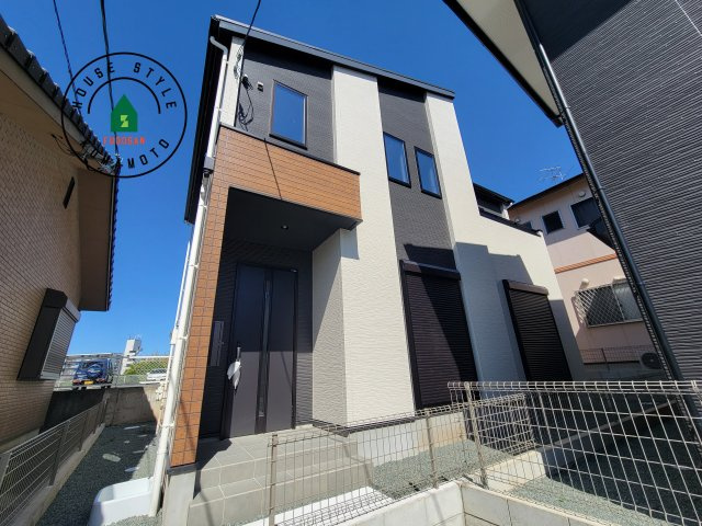 熊本市東区新外3丁目第1-2棟（1号棟）　の外観|デザイン性のある外観です。