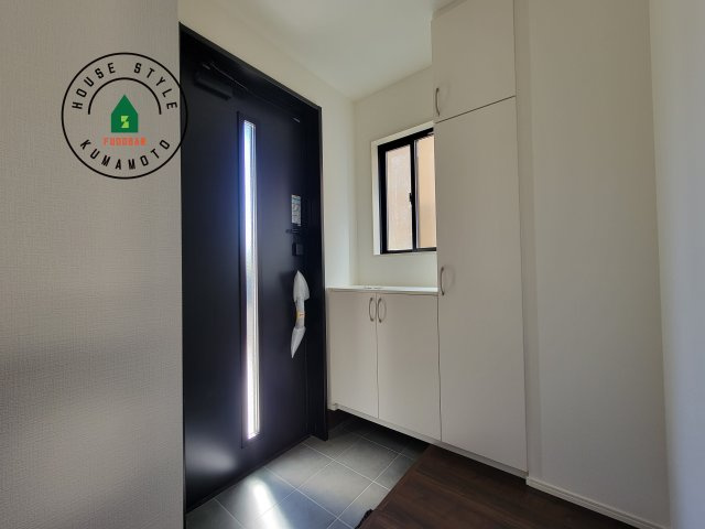 熊本市東区新外3丁目第1-2棟（1号棟）　の防犯設備|二重ロックでしっかり防犯対策ができます。