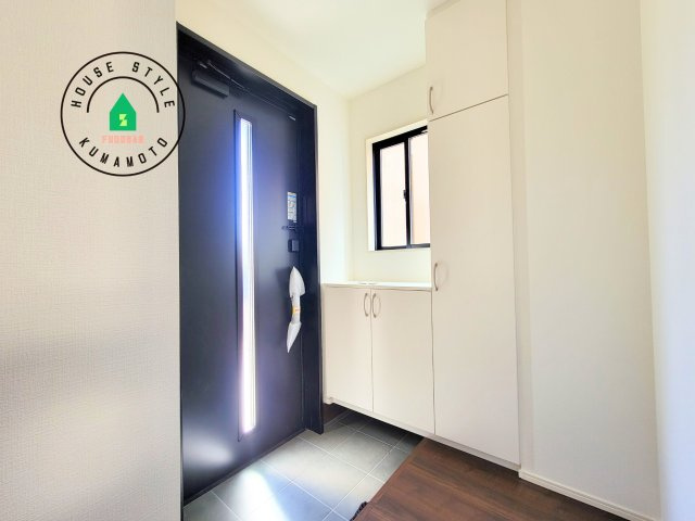 熊本市東区新外3丁目第1-2棟（1号棟）　の防犯設備|二重ロックでしっかり防犯対策ができます。