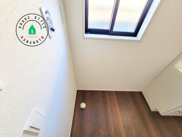 熊本市東区新外3丁目第1-2棟（1号棟）　のランドリースペース|ランドリースペースとなります。広々して有効的にご使用できます。 