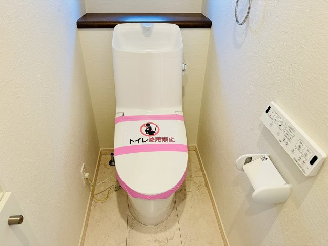 八王子市　絹ケ丘　新築一戸建て　５期のトイレ|～暖房温水洗浄機能付きトイレ　冬場は特に嬉しい機能ですね～