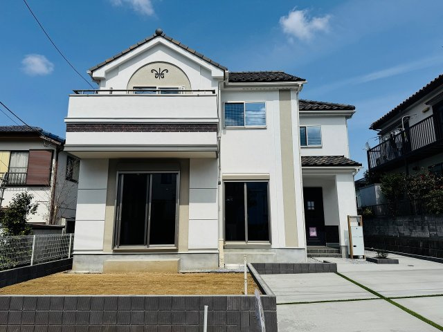 八王子市　絹ケ丘　新築一戸建て　５期の外観|～北野駅徒歩24分　敷地広々59坪超の邸宅　省エネ性能認定住宅～