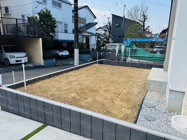 八王子市　絹ケ丘　新築一戸建て　５期の庭|～ガーデニングなども楽しめる庭付き～