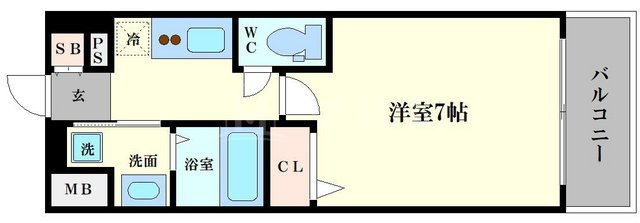 S-FORT難波西の間取り