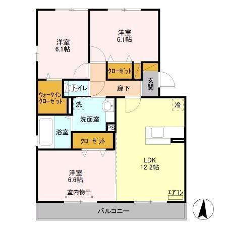 【間取り】 | ソレイユⅡ