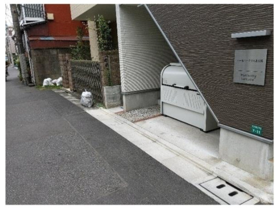 ハーモニーテラス北大塚のエントランス