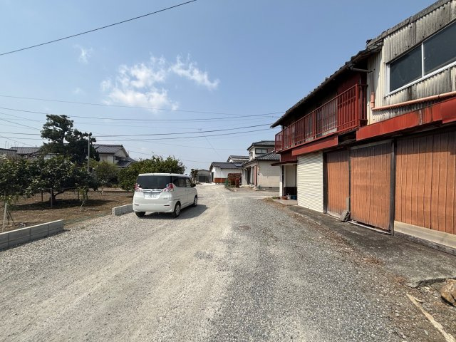 久留米市田主丸町野田の売地の前面道路含む現地写真