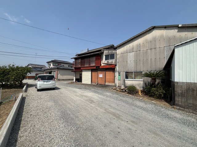 久留米市田主丸町野田の売地の前面道路含む現地写真