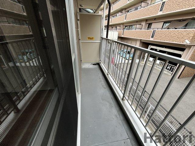 リバティーハイツのバルコニー