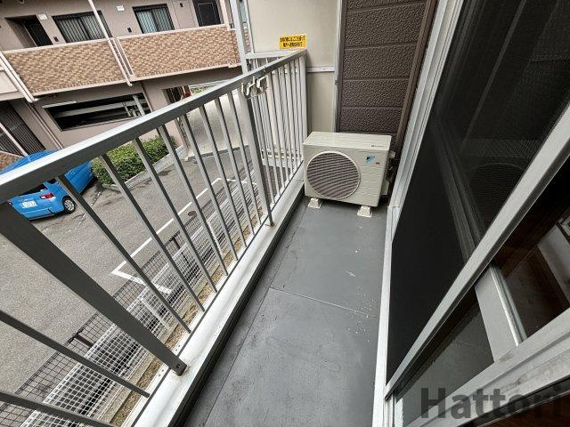 リバティーハイツのバルコニー