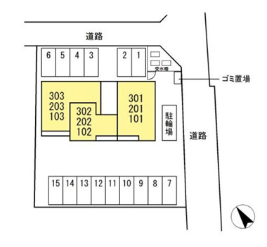 chrysanthemum岐南の区画図