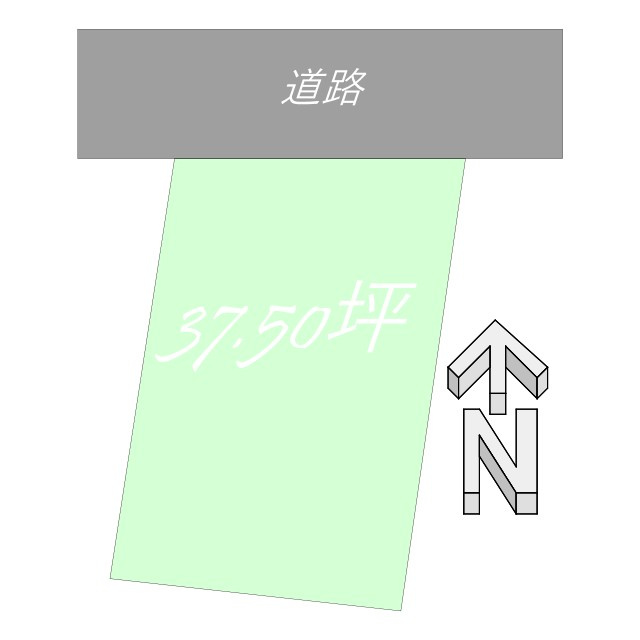 中村3丁目売土地の土地図