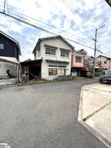 中村3丁目売土地の前面道路含む現地写真