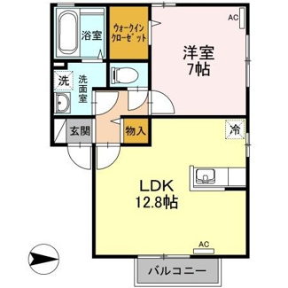 【間取り】 | グランシャリオE