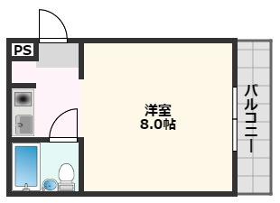 【間取り】 | ビスタ千里丘III
