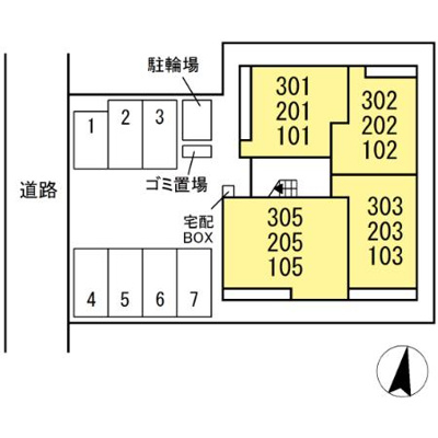 【区画図】 | D-residence明治町東