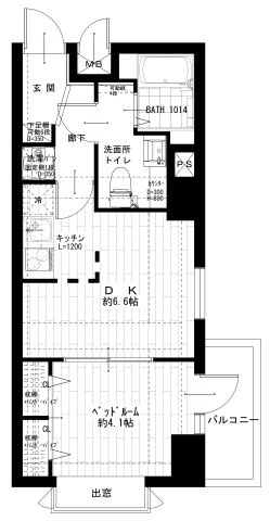 ライオンズマンション井土ヶ谷第6の間取り
