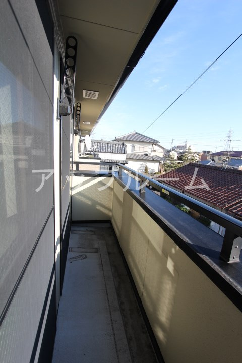 シャンテ中新のバルコニー