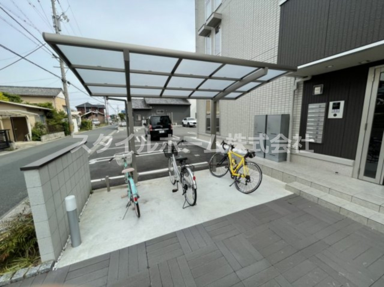 エレガンス草間のその他共用部分|駐輪場です。