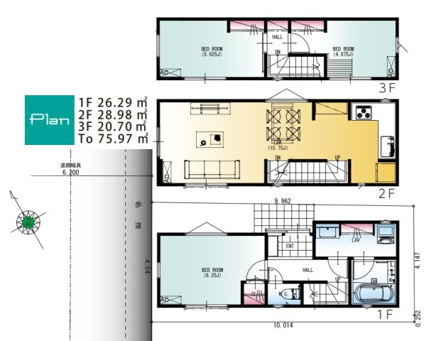 昭島市玉川町4丁目8-8 新築戸建て☆仲介手数料無料物件☆