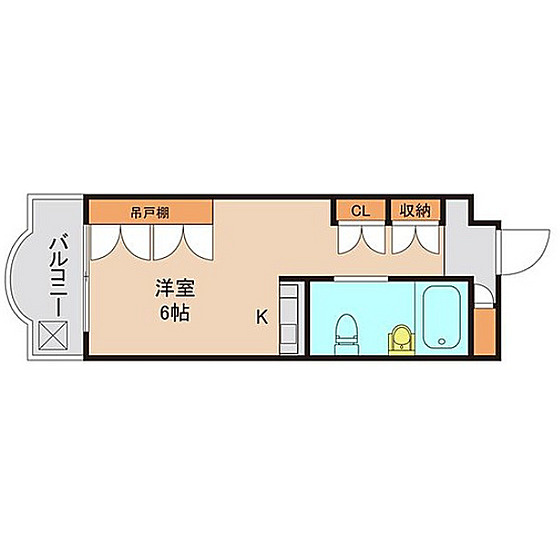 ハートハウス原木中山の間取り