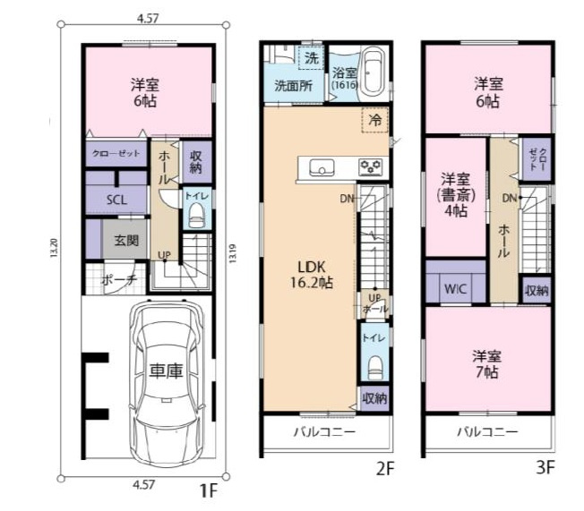 大阪市大正区小林東　中古一戸建の間取り