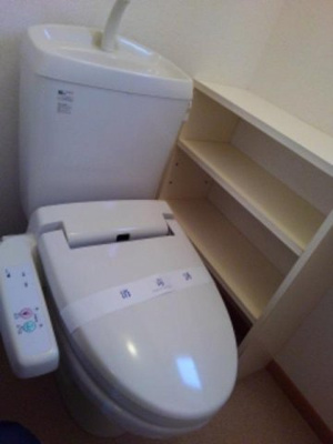 【トイレ】 | サウスコートⅠ　Ｄ | 落ち着いた色調のトイレです