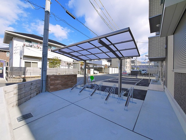 Annex大森Bのその他共用部分|ゆったりとした駐輪スペース