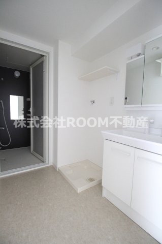 La ville nord hillsの洗面所|スペースが確保できる洗面所です