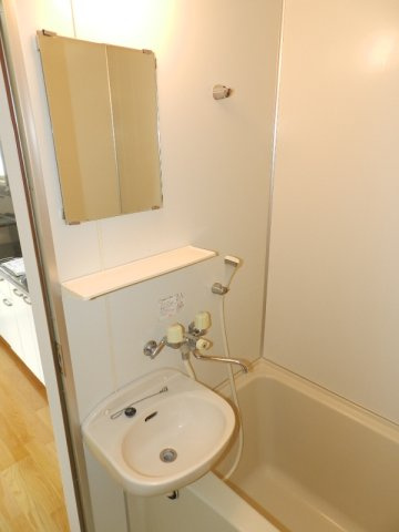 ハイツモトの洗面所