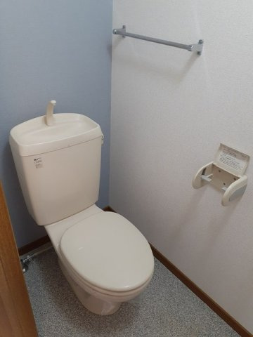 カーサ・ソレイユ三番館のトイレ|落ち着いた色調のトイレです