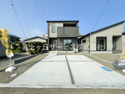 【外観】 | 静岡市駿河区中島 新築一戸建て 1号棟 | 物件の外観です